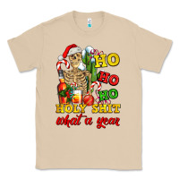 Mushroom Christmas ho ho ho holy shit what a year skeleton Classic Tee - AdoDesignShop