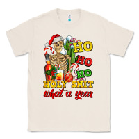 Natural Christmas ho ho ho holy shit what a year skeleton Classic Tee - AdoDesignShop