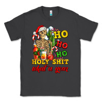 Smoke Christmas ho ho ho holy shit what a year skeleton Classic Tee - AdoDesignShop