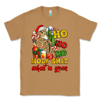 Christmas Ho Ho Ho Holy Shit What A Year Skeleton Classic Tee | Teevron