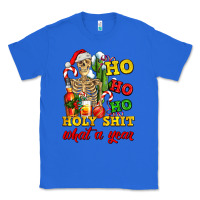 True Royal Christmas ho ho ho holy shit what a year skeleton Classic Tee - AdoDesignShop