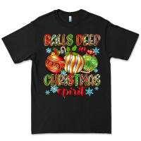 Black balls deep in christmas spirit Premium Tee - Zillion Design Studio