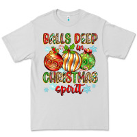Dove Grey balls deep in christmas spirit Premium Tee - Zillion Design Studio