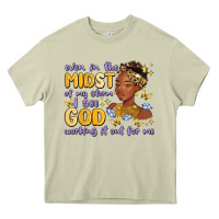 Mossy even in the midst of my storm i see god working it Heavy Core Tee - MaliasSmallBusiness