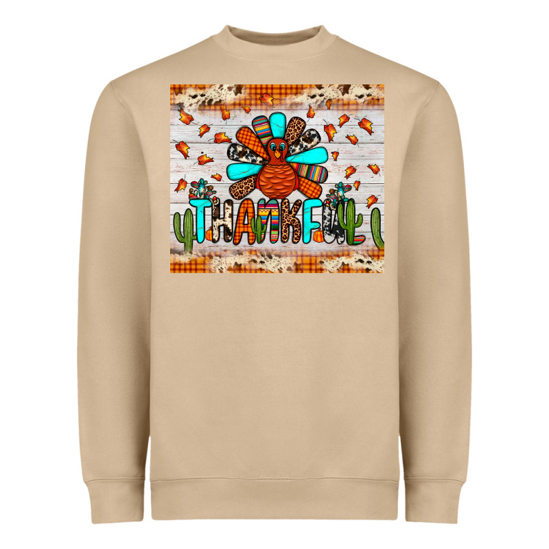 Thankful Turkey Heavyweight Sweatshirt by JahusDesignShop | Teevron