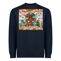 Navy thankful turkey Heavyweight Sweatshirt - JahusDesignShop
