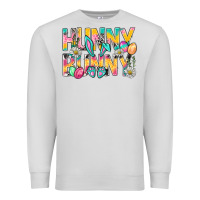 Dove Grey Hunny Bunny Easter Premium Sweatshirt - BundleAndBundleShop