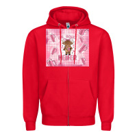 Red one boujee heifer Zipper Hoodie - MaliasSmallBusiness