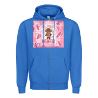 True Royal one boujee heifer Zipper Hoodie - MaliasSmallBusiness