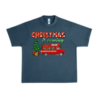 Midnight Navy christmas is coming Urban Heavy Tee - BundleAndBundleShop