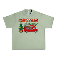 Oil Green christmas is coming Urban Heavy Tee - BundleAndBundleShop