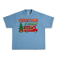 Pebble Blue christmas is coming Urban Heavy Tee - BundleAndBundleShop