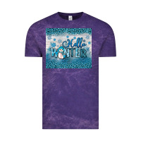 Cloud Purple hello winter Vintage Tee - JahusDesignShop
