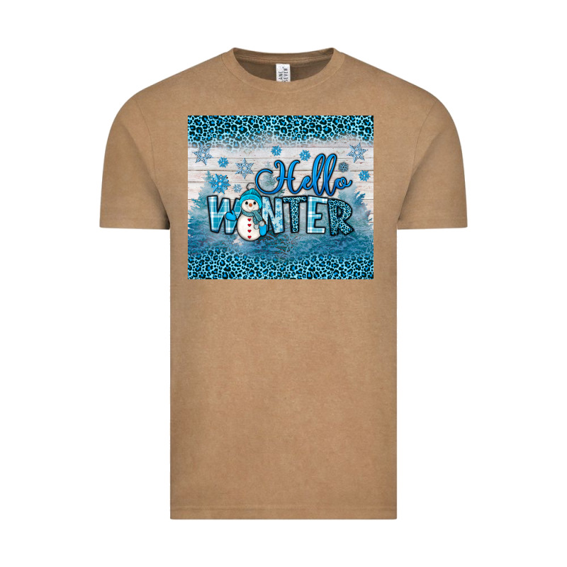 Hello Winter Vintage Tee by JahusDesignShop | Teevron