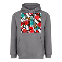 Storm nail polish with glitter seamless pattern bbs Heavyweight Hoodie - BundleAndBundleShop