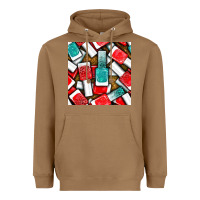 Toasted Coconut nail polish with glitter seamless pattern bbs Heavyweight Hoodie - BundleAndBundleShop