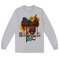 Moon Dust saddle up cowboy western sunflowers Long Sleeve Tee - Artiststas