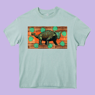 Ankylosaurus Sippy Cup Heavy Core Tee Designed By Artiststas