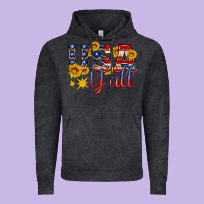 Usa Y All Vintage Hoodie Designed By Hra Design Shop