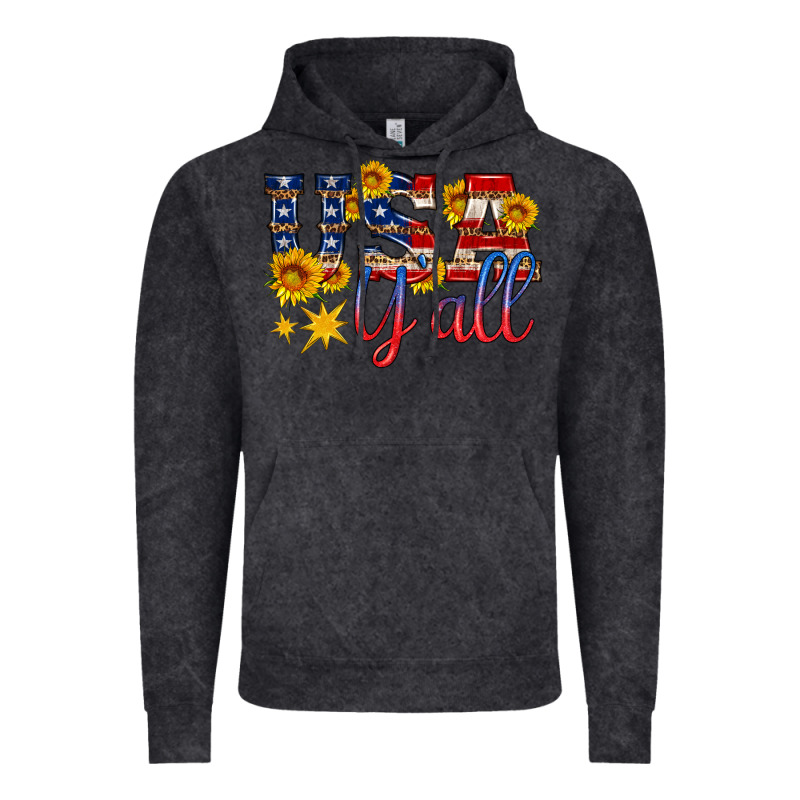 Usa Y All Vintage Hoodie by HRA Design Shop | Teevron