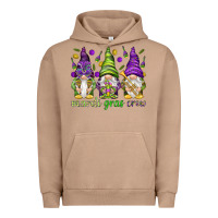 Pigment Burro Mardi Gras crew with gnomies Urban Hoodie - HowdyJamesFarm