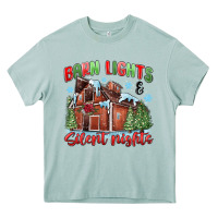 Arona barn lights and silent nights Heavy Core Tee - MaliasSmallBusiness