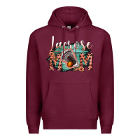 Burgundy Lacrose Mom Premium Hoodie - Bettercallsaul