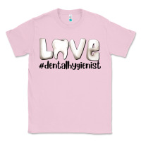 Bubblegum Pink love dental hygienist Classic Tee - AdoDesignShop