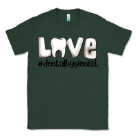 Sports Green love dental hygienist Classic Tee - AdoDesignShop