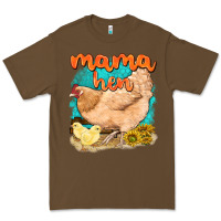 Cacao mama hen with sunflowers Premium Tee - texasbilliewilder