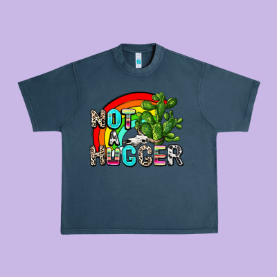Not A Hugger Urban Heavy Tee Designed By Adodesignshop