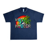 Navy not a hugger Urban Heavy Tee - AdoDesignShop