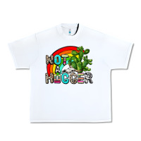 White not a hugger Urban Heavy Tee - AdoDesignShop