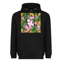 Black christmas smile gingerbread cookie seamless pattern bbs Heavyweight Hoodie - BundleAndBundleShop