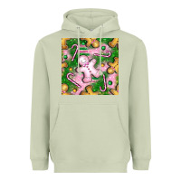 Matcha christmas smile gingerbread cookie seamless pattern bbs Heavyweight Hoodie - BundleAndBundleShop