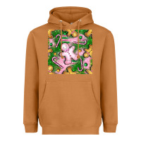 Meerkat christmas smile gingerbread cookie seamless pattern bbs Heavyweight Hoodie - BundleAndBundleShop