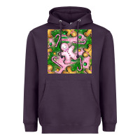 Plum christmas smile gingerbread cookie seamless pattern bbs Heavyweight Hoodie - BundleAndBundleShop