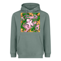 Sage christmas smile gingerbread cookie seamless pattern bbs Heavyweight Hoodie - BundleAndBundleShop