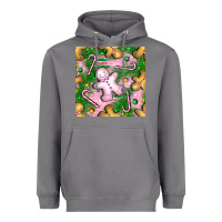 Storm christmas smile gingerbread cookie seamless pattern bbs Heavyweight Hoodie - BundleAndBundleShop