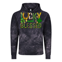Cloud Black Lucky and blessed st. patricks day Vintage Hoodie - Neo Western