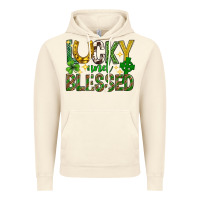 Vintage Artic Lucky and blessed st. patricks day Vintage Hoodie - Neo Western