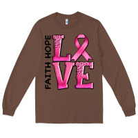 Chestnut faith hope love Long Sleeve Tee - AdoDesignShop