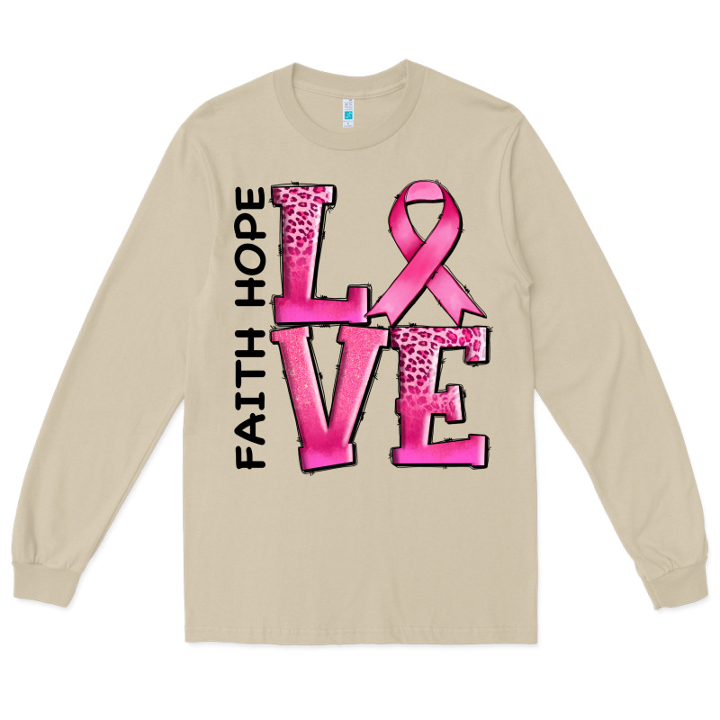 Faith Hope Love Long Sleeve Tee by AdoDesignShop | Teevron