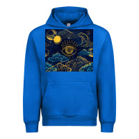 Cobalt evil eye moon Urban Hoodie - TumblerDesignByShophia