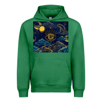 Emerald evil eye moon Urban Hoodie - TumblerDesignByShophia