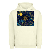 Pigment Pistachio evil eye moon Urban Hoodie - TumblerDesignByShophia