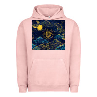 Pigment Salmon evil eye moon Urban Hoodie - TumblerDesignByShophia