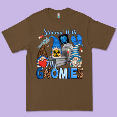 Scannin' With My Gnomies Premium Tee Designed By Zillion Design Studio