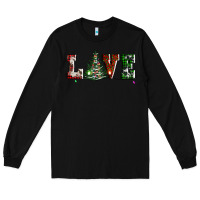 Black love christmas tree Long Sleeve Tee - AdoDesignShop