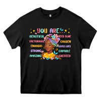 Black you are beautiful victorious enough strong Heavy Core Tee - MaliasSmallBusiness